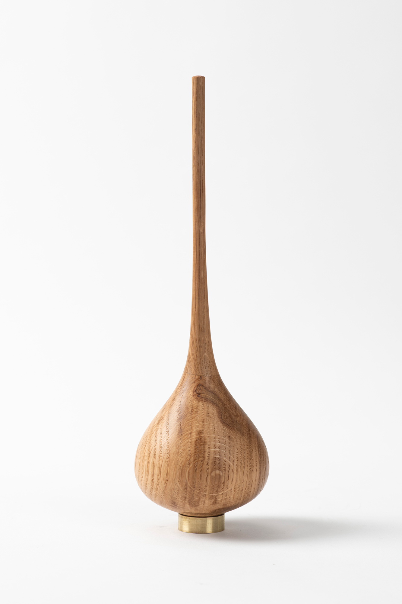 wooden spinning top oak