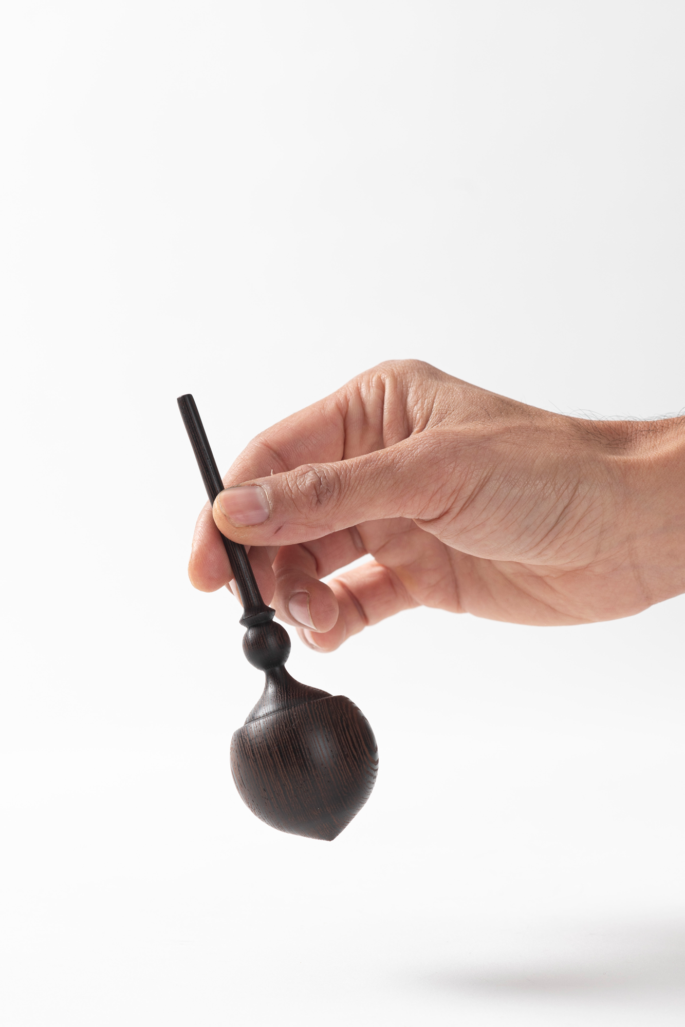 wooden spinning top