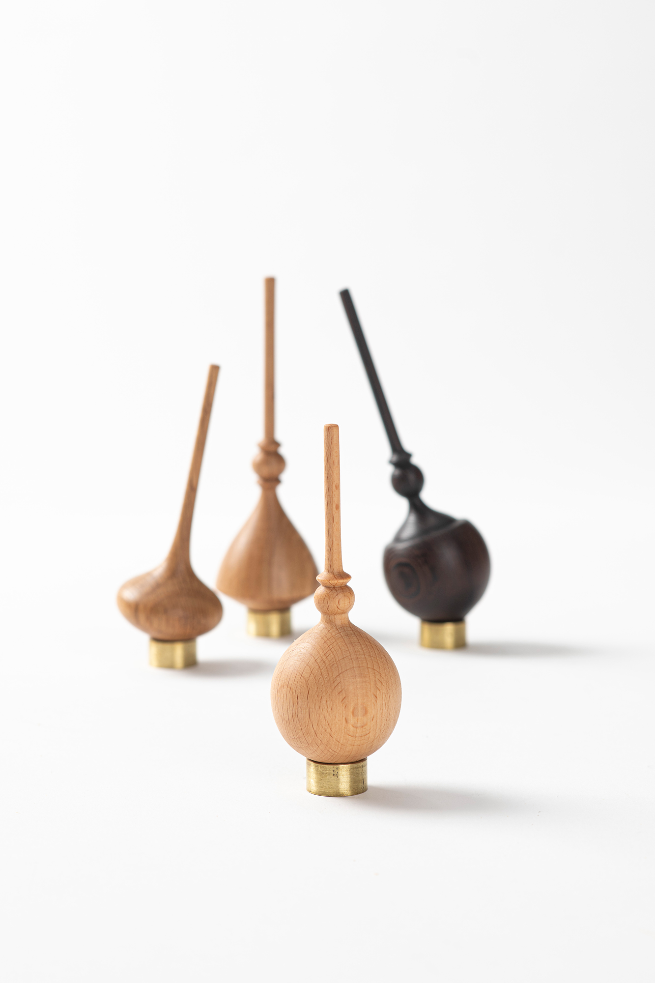 wooden spinning top