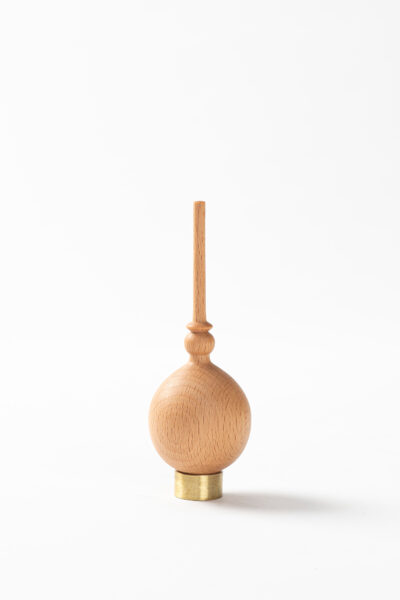 wooden spinning top